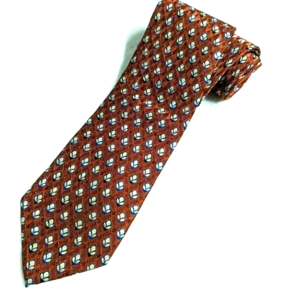 Vintage Men's 100% Silk "X-Long" Tie By J.Z Richards for Nordstrom - Picture 4 of 11